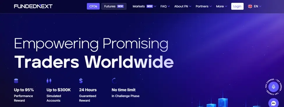FundedNext –  Best for Small-Scale Trading